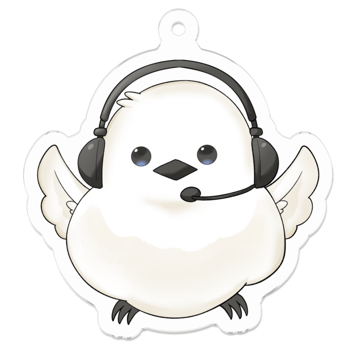 アクリルキーホルダー - 50 x 50 (mm)