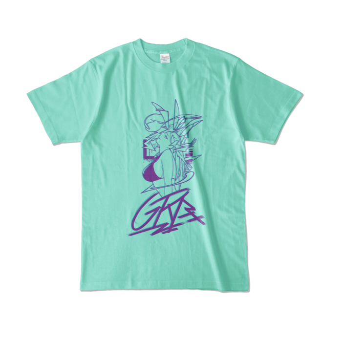 カラーTシャツ - L - アイスグリーン (淡色)