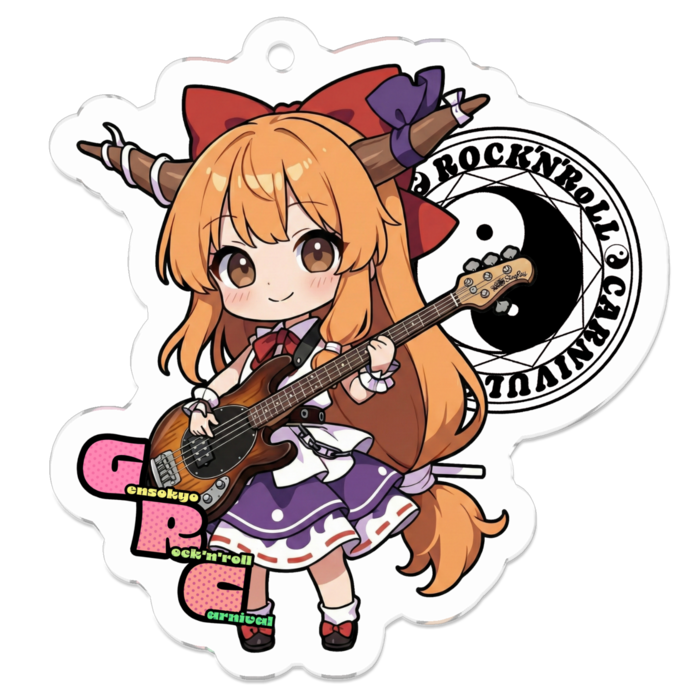 アクリルキーホルダー - 50 x 50 (mm)