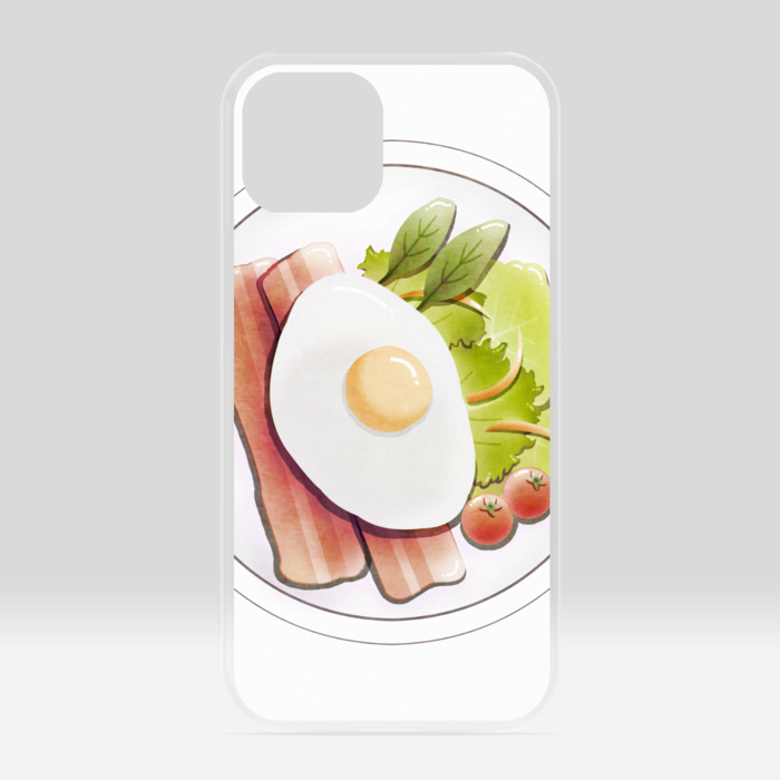 クリアiPhoneケース 白色 iPhone 13
