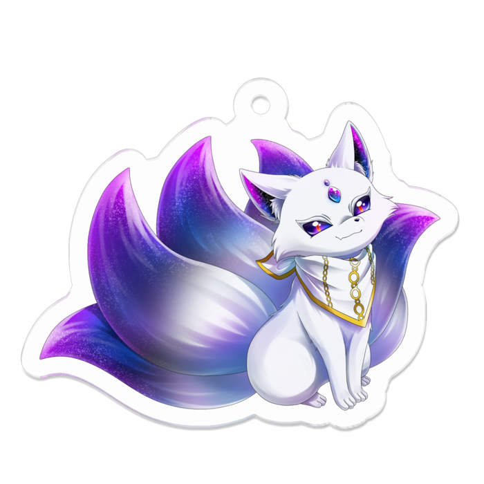 アクリルキーホルダー（コーティング） - 50 x 50 (mm)