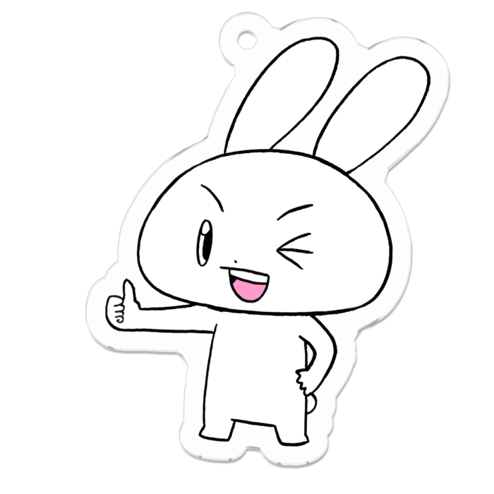 アクリルキーホルダー - 50 x 50 (mm)