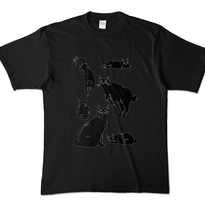 カラーTシャツ - XL - ブラック (濃色)