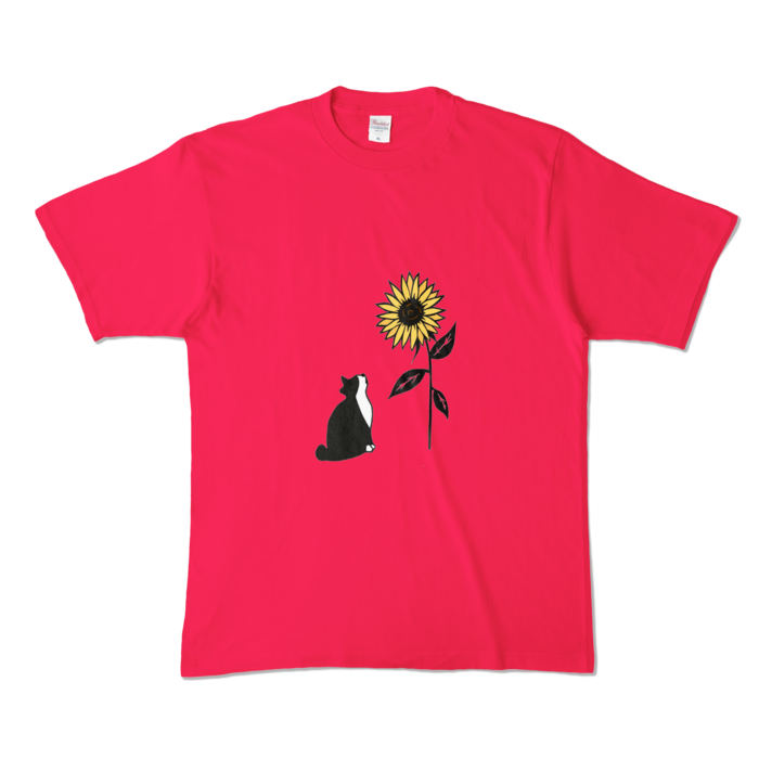 カラーTシャツ - XL - ホットピンク (濃色)