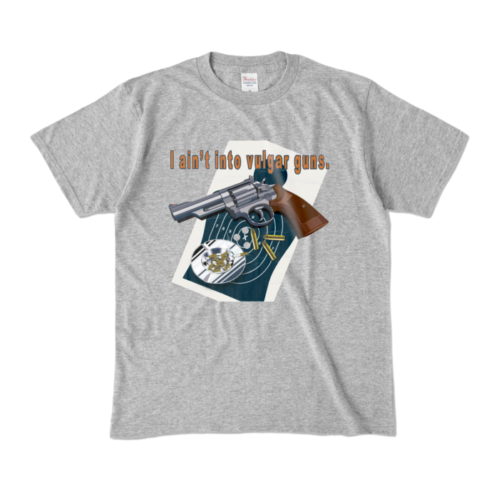 カラーTシャツ - M - 杢グレー (濃色)