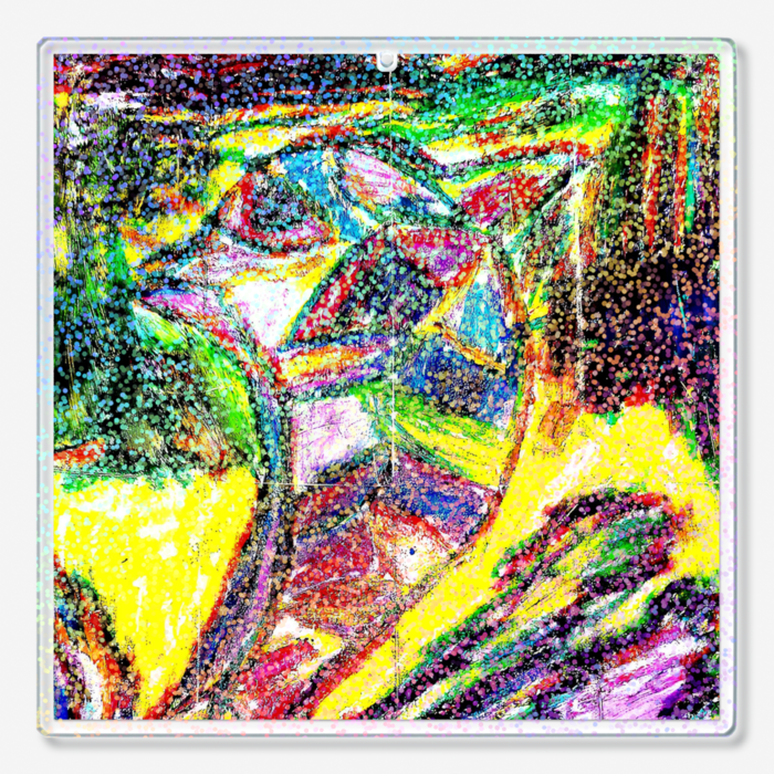 ホログラムアクリルキーホルダー - 100 × 100mm(3)