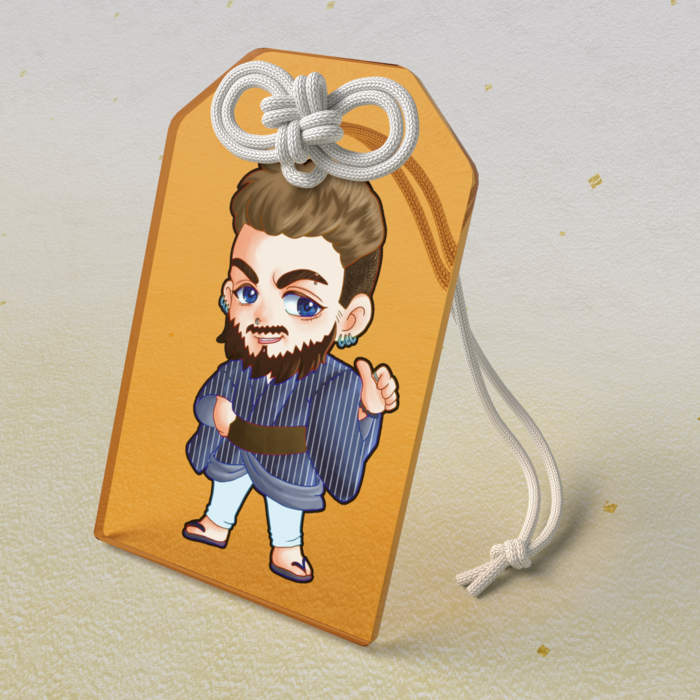 アクリルお守り - 50 × 80mm