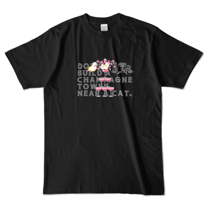 カラーTシャツ - L - ブラック (濃色)