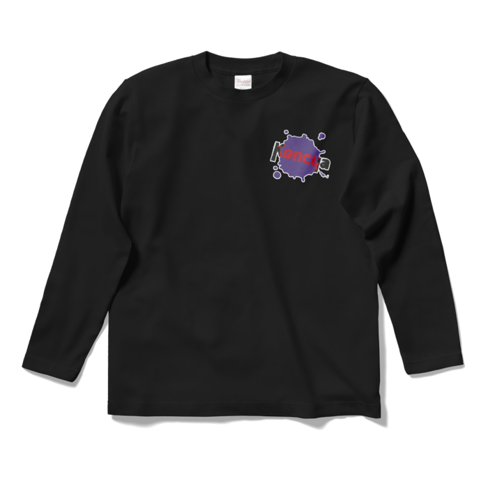 Koncua:ロングTシャツ - S - ブラック