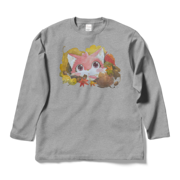 ロングスリーブTシャツ - L - 杢グレー