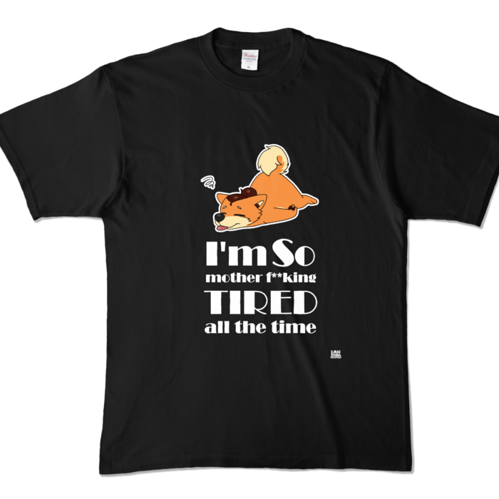 カラーTシャツ - XL - ブラック (濃色)
