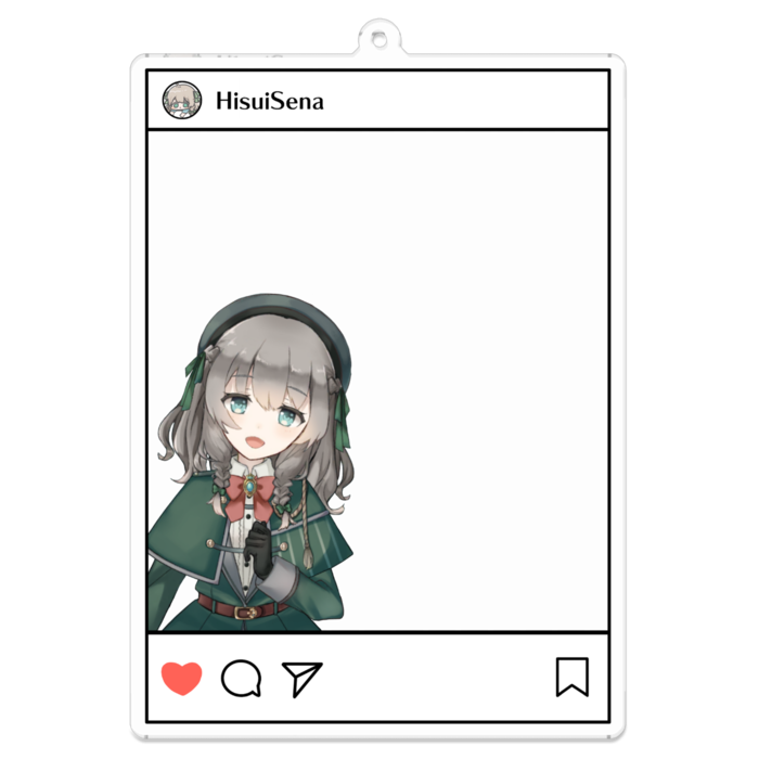 アクリルキーホルダー - 100 x 100 (mm)