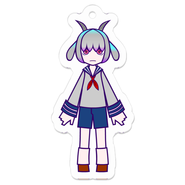 アクリルキーホルダー - 50 x 50 (mm)