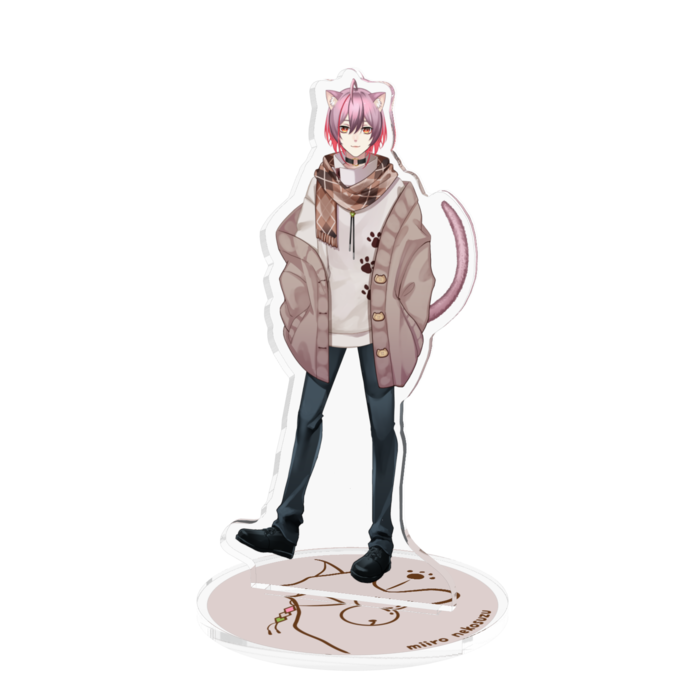 アクリルフィギュア - 100x100mm 帽子無しA