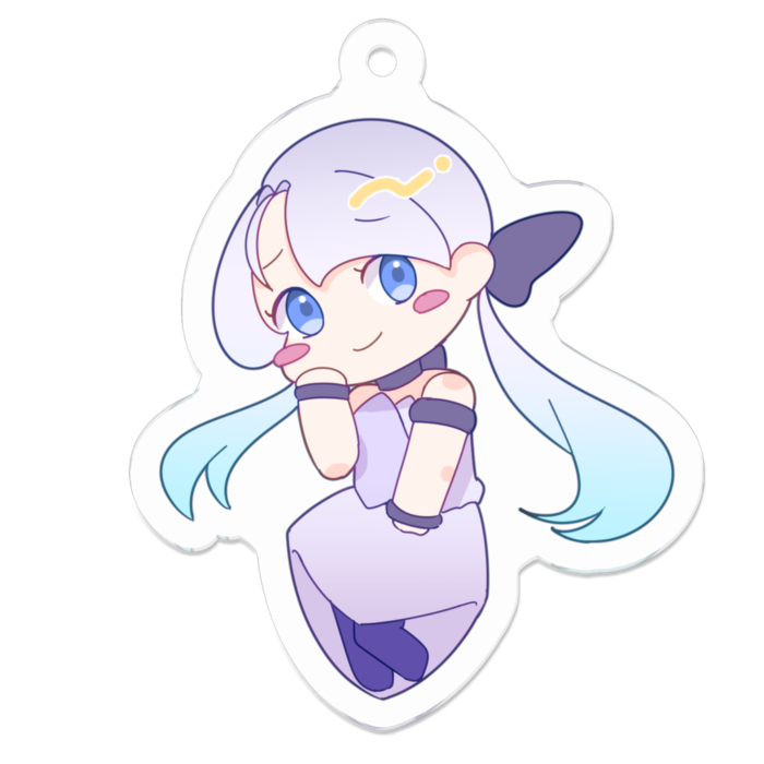 アクリルキーホルダー - 50 x 50 (mm)