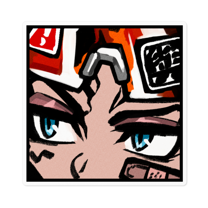 ステッカー - 100 x 100 (mm)