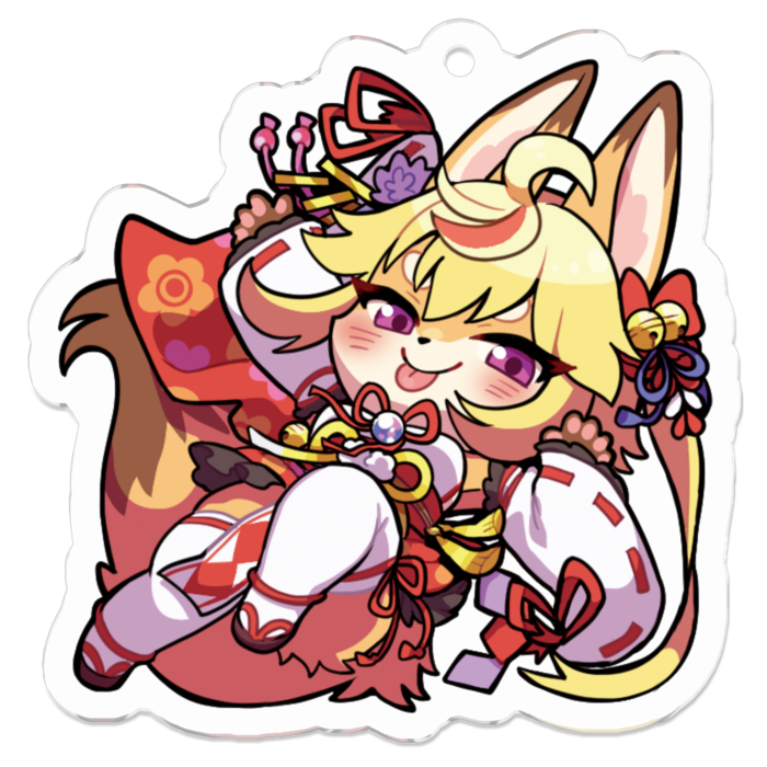 アクリルキーホルダー - 50 x 50 (mm)