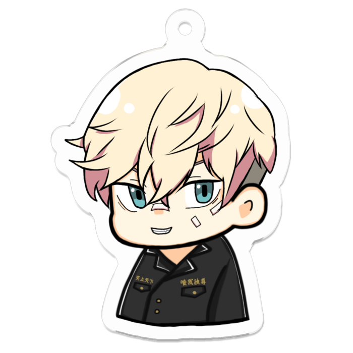 アクリルキーホルダー（コーティング） - 50 x 50 (mm)