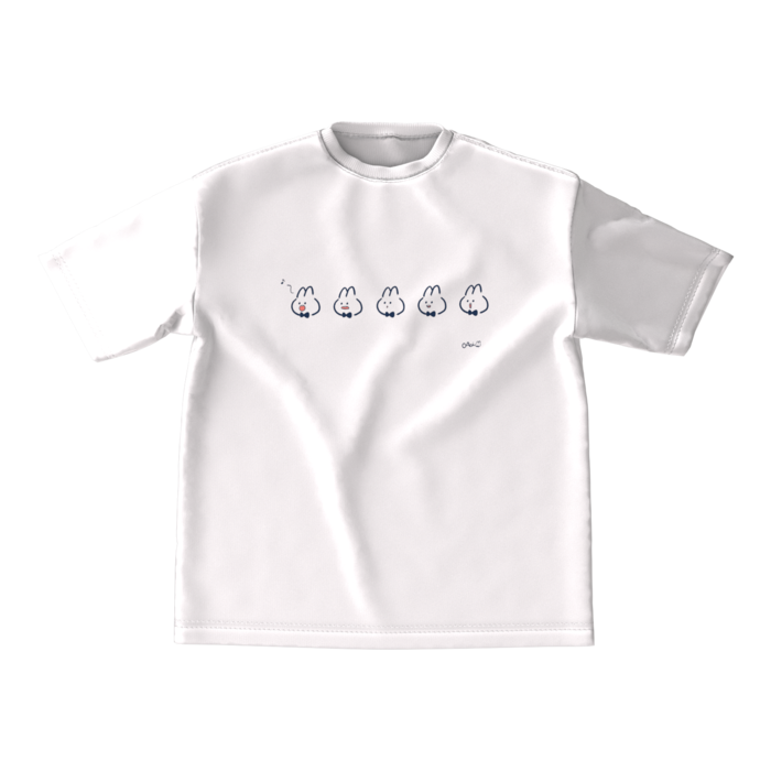 にほんごうまくなれるあいうえおてぃーしゃつM