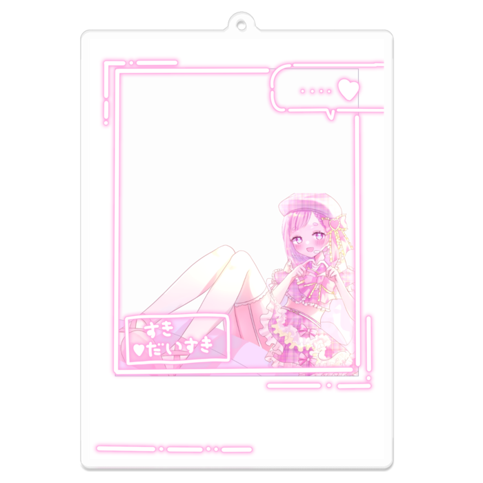 アクリルキーホルダー - 100 x 100 (mm)