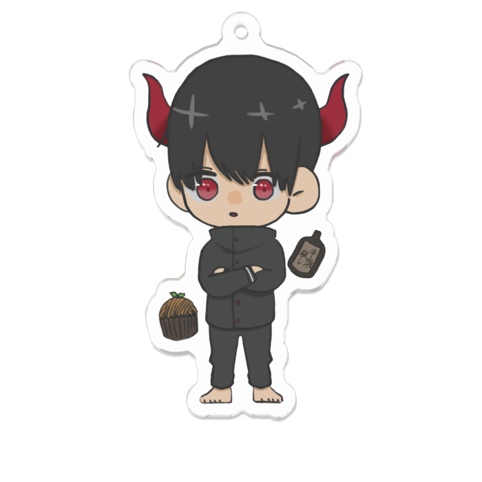 アクリルキーホルダー - 70 x 70 (mm)