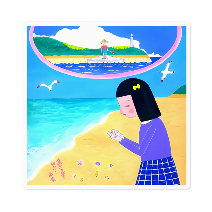 ステッカー - 100 x 100 (mm)