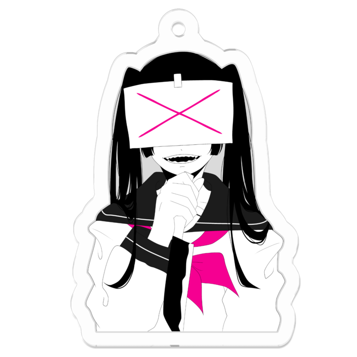 アクリルキーホルダー（コーティング） - 50 x 50 (mm)