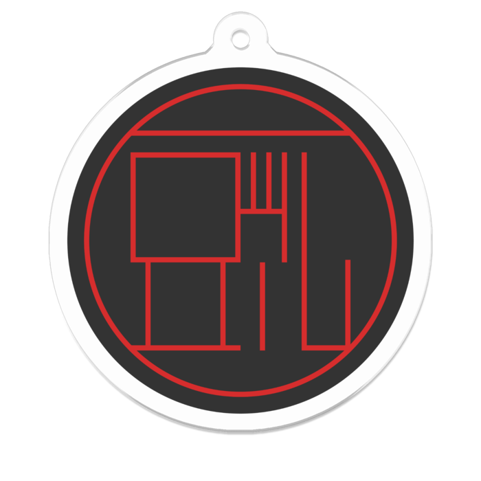 アクリルキーホルダー - 50 x 50 (mm)