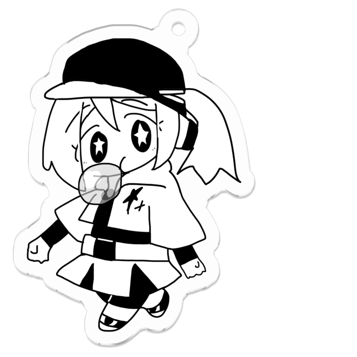 アクリルキーホルダー - 50 x 50 (mm)