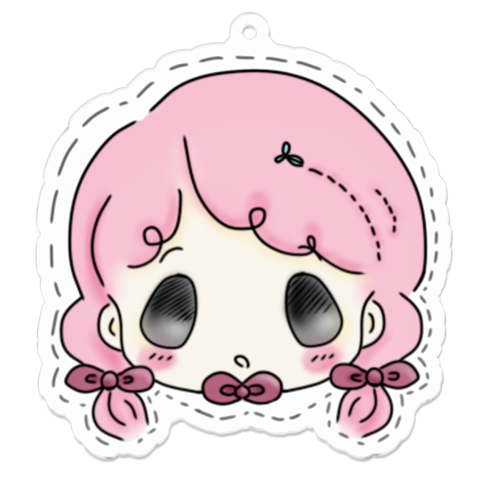 アクリルキーホルダー - 70 x 70 (mm)