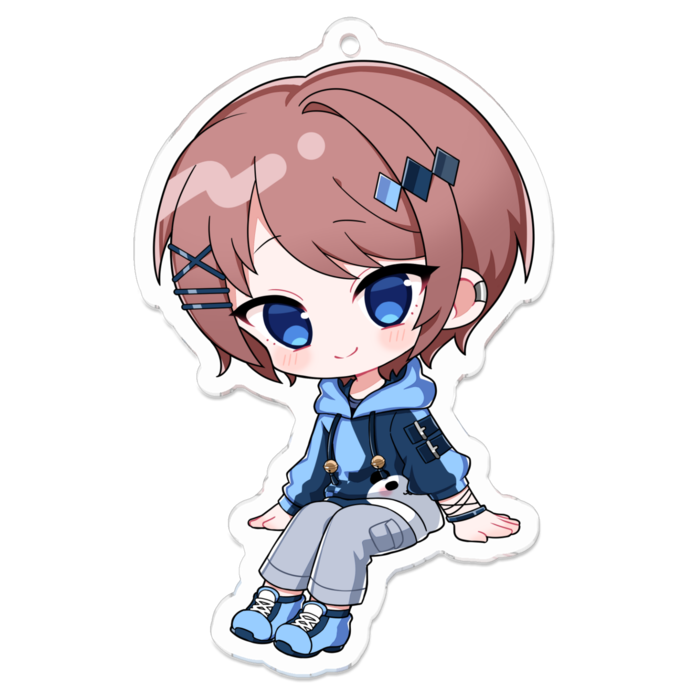 アクリルキーホルダー（コーティング） - 70 x 70 (mm)