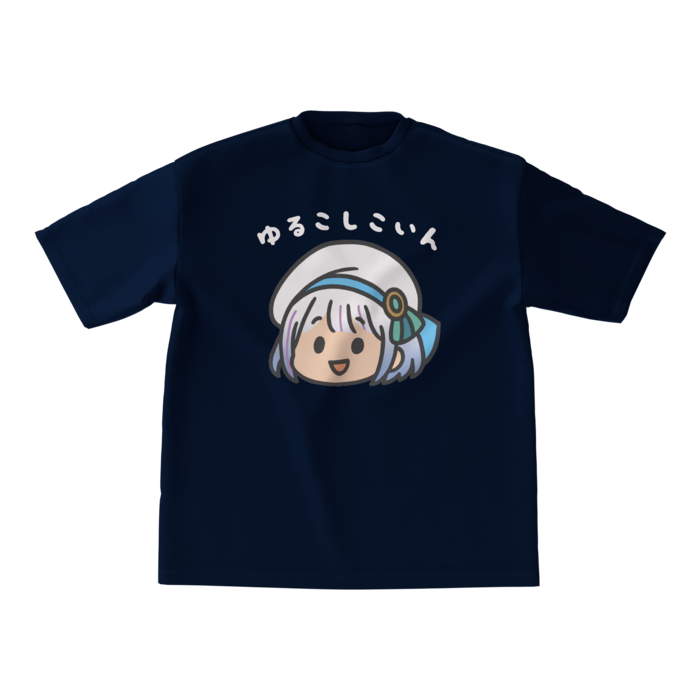 ビッグシルエットTシャツ - M - 紺色