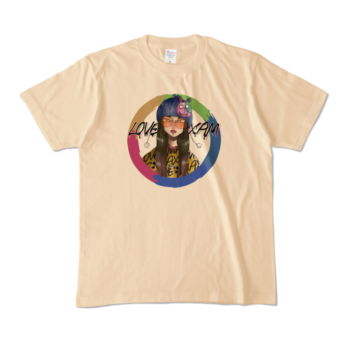 カラーTシャツ - M - ナチュラル (淡色)