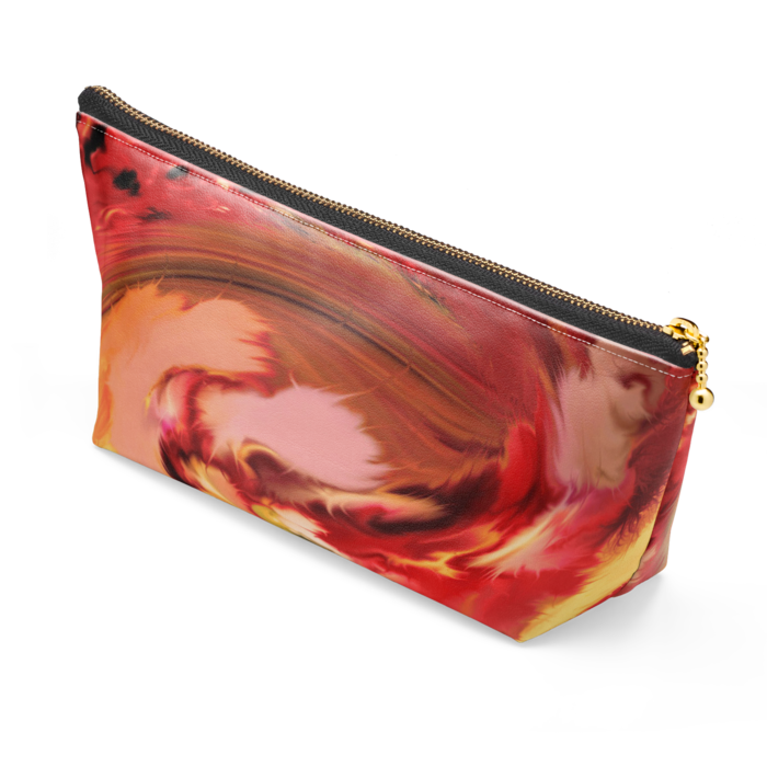 ポーチ - 長さ21.5cm / 高さ10cm - ブラック