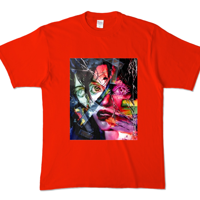 カラーTシャツ - XL - レッド (濃色)