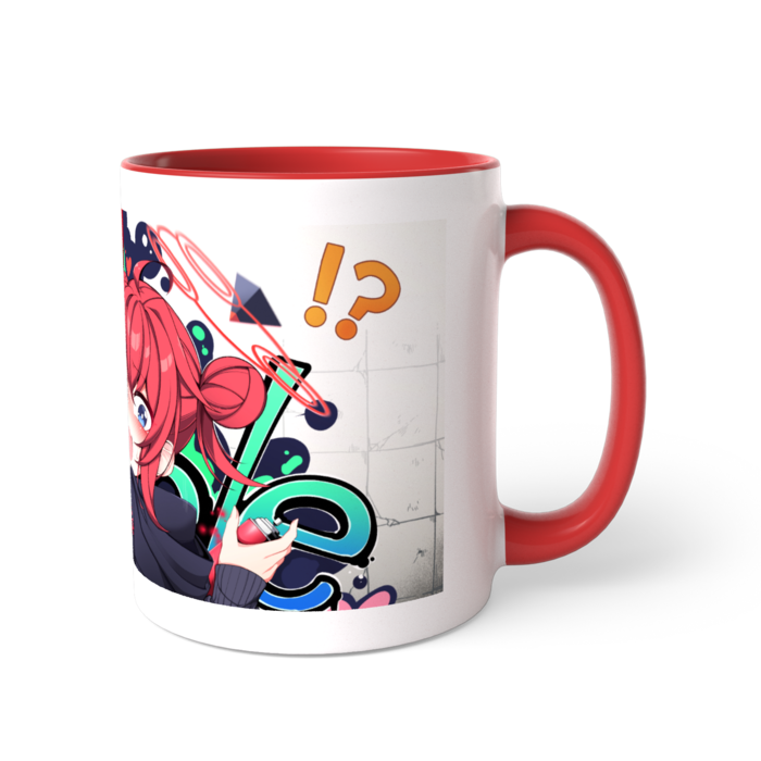 ツートンカラーマグカップ - 直径 8.2cm / 高さ 9.5cm