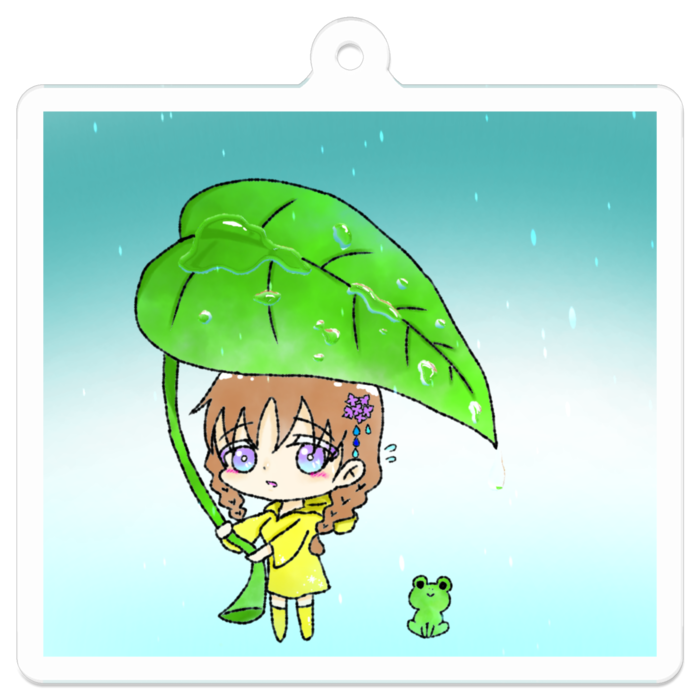 アクリルキーホルダー - 50 x 50 (mm)