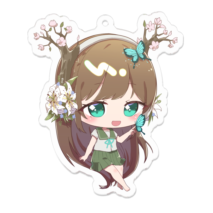 アクリルキーホルダー - 70 x 70 (mm)