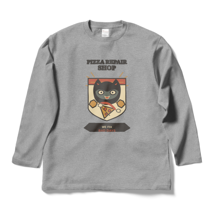 ロングスリーブTシャツ - L - 杢グレー