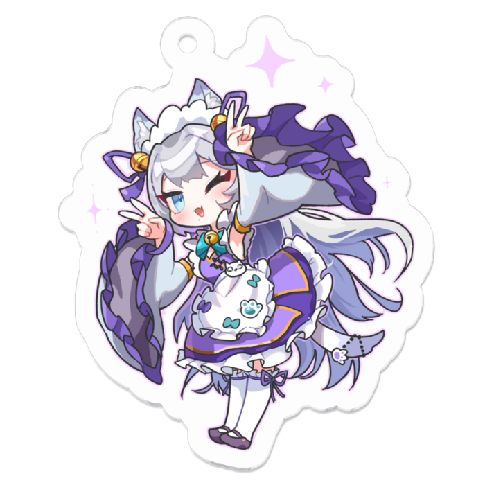 アクリルキーホルダー - 50 x 50 (mm)