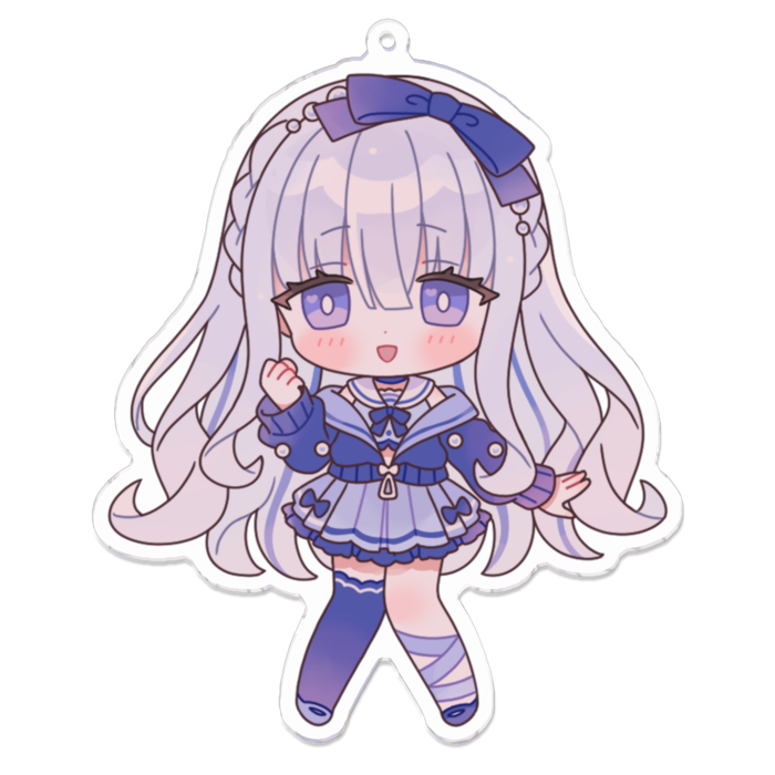 アクリルキーホルダー（コーティング） - 100 x 100 (mm)