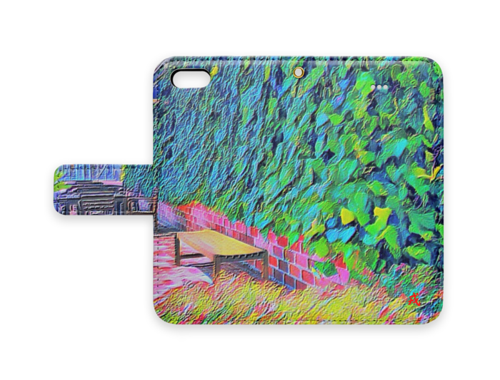 手帳型iPhoneケース - iPhone 5 / 5s / SE - ストラップ穴 あり