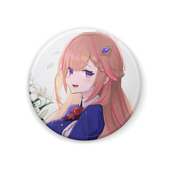 四条ユリ一周年記念グッズ 缶バッジ ハレイロ大 Yuri Shijou 四条ユリ Yuri Shijou Booth