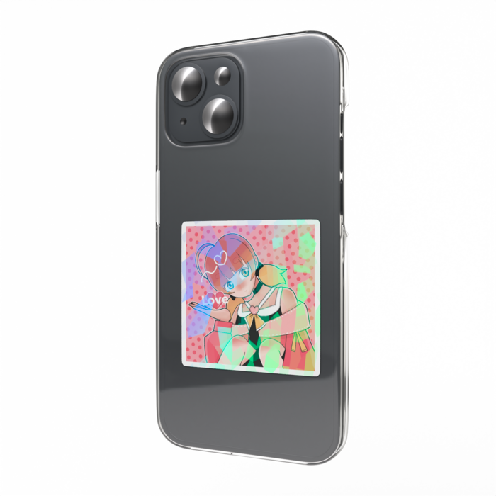 ホログラムスマホステッカー - 縦