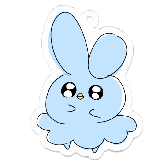 アクリルキーホルダー - 50 x 50 (mm)