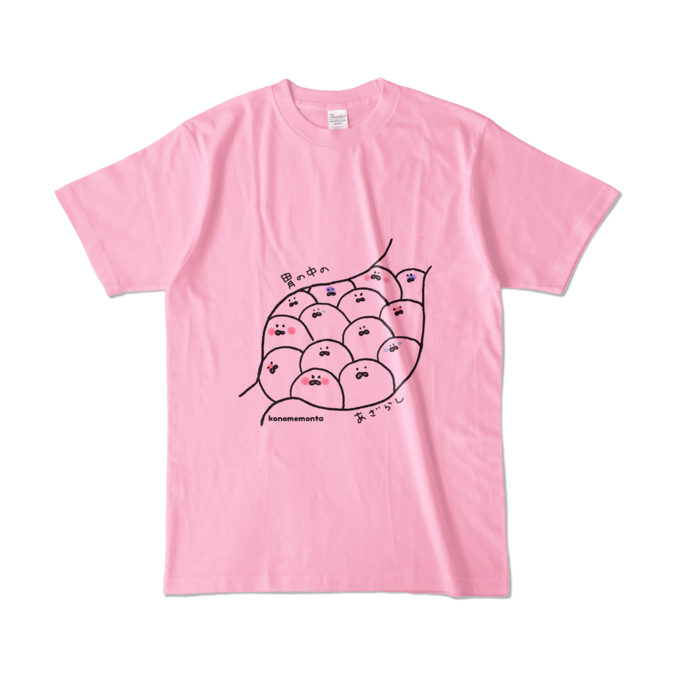 カラーTシャツ - L - ピーチ (淡色)