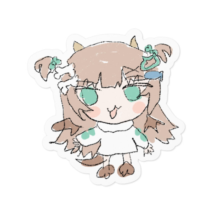 ステッカー - 100 x 100 (mm)