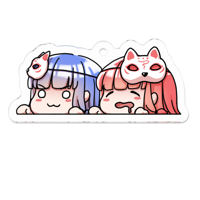 アクリルキーホルダー - 50 x 50 (mm)