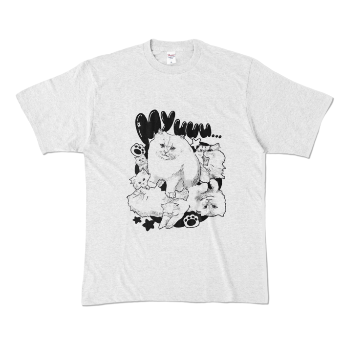 カラーTシャツ - XL - アッシュ (淡色)