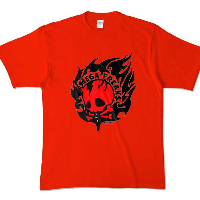 カラーTシャツ - XL - レッド (濃色)